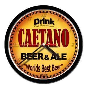  CAETANO beer and ale cerveza wall clock 