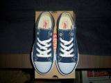 LEVIS BUCK LO NAVY CANVAS BOYS/GIRLS SHOES YOUTH SIZE 2  