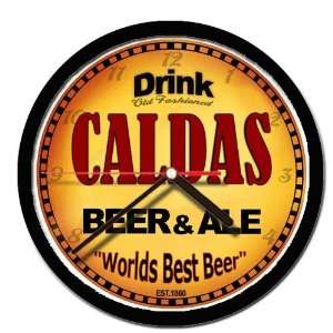  CALDAS beer and ale cerveza wall clock 