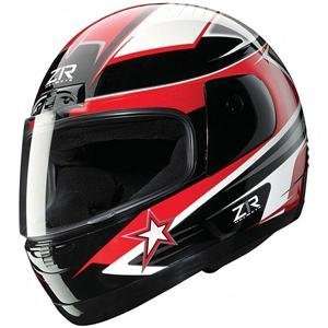 Z1R Strike Star Helmet   Medium/Black/Red Automotive