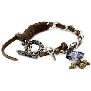  Tova Jewelry Suede and Charm Bracelet Jewelry