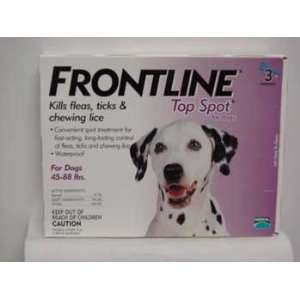  Frontline Top Spot Purple Box For Dogs 45 88lbs. 3 Month 