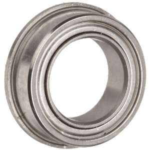  SFR1810ZZ Ball Bearing, ABEC 3, Shielded, Flanged, Stainless Steel 