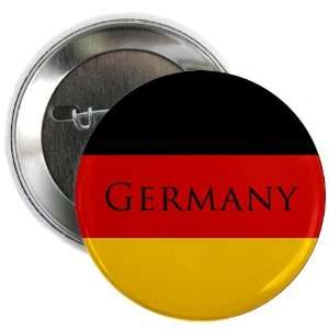  GERMAN World Flag Germany Text 2.25 inch Pinback Button 