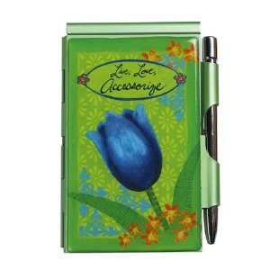   Road Metal Notepad with Pen and Refill Green,Live, Love, Accesorize
