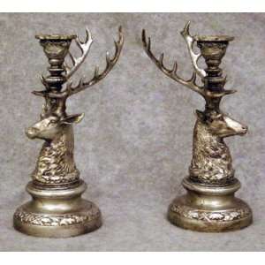  Deer Candleholders