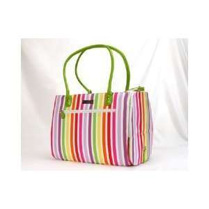  Candy Stripe Canvas Dog Carrier