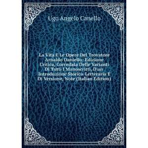   Di Versione, Note (Italian Edition) Ugo Angelo Canello Books