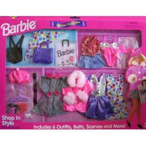  Barbie Shop In Style Fashions Special Collection w 6 Outfits 