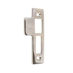  Deadbolt Style Strike Plate Chrome