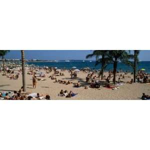  Tourists on the Beach, Plage De La Croisette, Cannes 