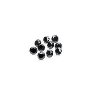 21 0.22 Cts of 1.65 mm AAA Round Matching ( 10 pcs ) Loose Black 