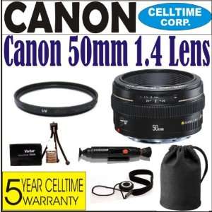  Canon EF 50mm f1.4 USM Standard & Medium Telephoto Lens 