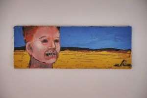 Charles Daniels Surreal Gothic Outsider Lips Stitched  