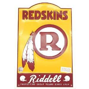  Washington Redskins R Logo Collectible 12 x 18 Tin 