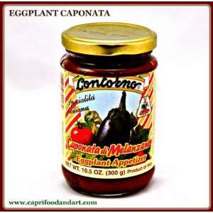 Contorno Sicilian Eggplant Caponata Appetizer 10.5 Oz Jar  