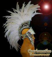 CHARISMATICO White Swan CABARET DRAG QUEEN DANCE Feather MOhawk Glass 