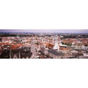  View of Buildings in a City, Munich, Bavaria, Germany by 