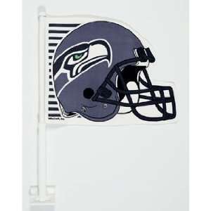  Seattle Seahawks NFL Car Flag (11.75x14.5) Sports 