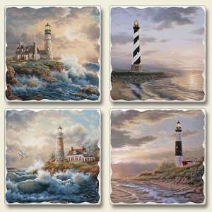  Highland Graphics Dawning Light  Set of four Absorbent Stone 