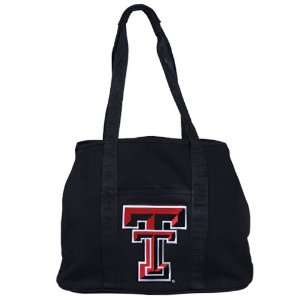   Tech Red Raiders Ladies Black Domestic Tote Bag