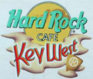 Hard Rock Cafe KEY WEST 2000 Heavy Tee T SHIRT Medium  