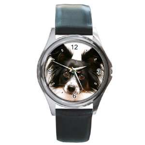  Papillon 6 Round Leather Watch CC0736 