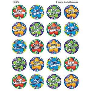   CREATED RESOURCES STAR STUDENT STICKERS 120 STKS 