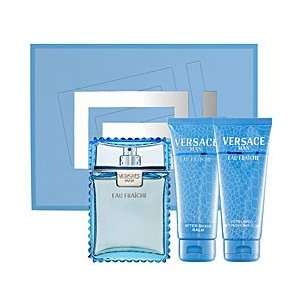  Versace Eau Fraiche Cologne Gift Set for Men 3.4 oz Eau De 