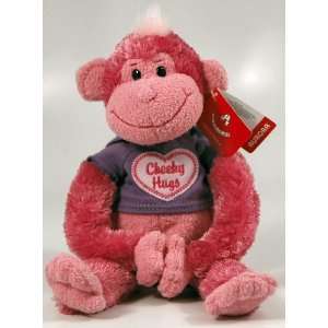   Valentine Love Pink Cheeky Charlie Hugs Monkey NEW 