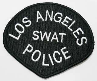 SWAT LAPD CA Los Angeles California POLICE BLACK PATCH  