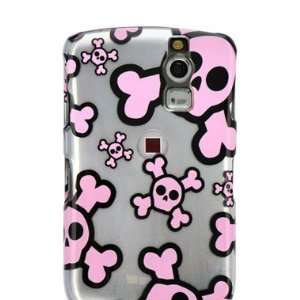   Cool Silver Black Pink Skulls Cartoon Print Cell Phones & Accessories