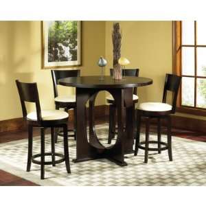 Steve Silver Rossi 42 Inch 5 Piece Round Counter Height Set  
