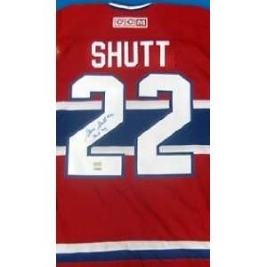Steve Shutt Autographed Hockey Jersey (Montreal Canadiens)  