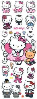 Hello Kitty princess rock star pirate Static Cling On  