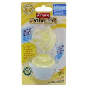    Pro Silicone Pacifiers w/Sterilizing Cover 0 6+ Months Yellow Baby