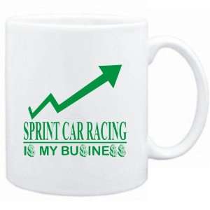 Mug White  Sprint Car Racing  IS MY BUSINESS  Sports 
