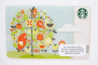 Starbucks Tree of Life 2010 Starbucks Card No $ Value  