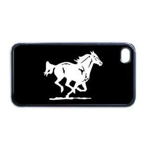 Running horse mustang Apple iPhone 4 or 4s Case / Cover Verizon or At 