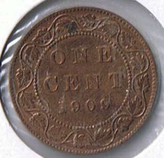 1909 Canada One Cent  