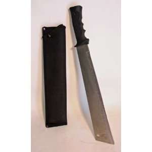  New Survival Steel Machete Knife Blade with w Sheath 