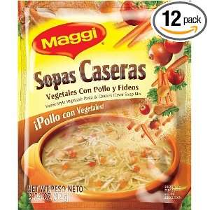 Maggi Sopas Caseras Vegetable, 2.99 Ounce (Pack of 12)