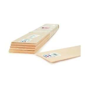 Midwest Products Basswood 24 Sheet 1/4X4 B4406; 10 