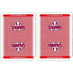  1 Deck Sahara Casino Playing Cards Used In Real Casino   Free 