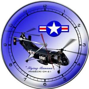  Piasecki CH 21 Helicopter Collectible Aviation Wall Clock 