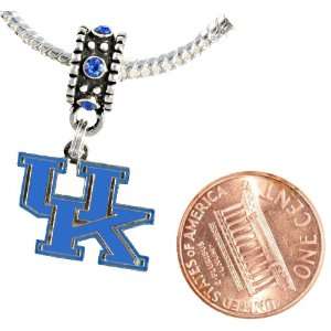  University of Kentucky Wildcats UK Charm with Connector 