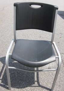Lifetime Black Stacking Chairs  