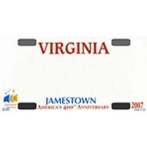 BP 089 Virginia State Background Blanks FLAT   Bicycle License Plates 