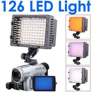 126 LED Light Lamp Camera DV Camcorder Nikon Canon Sony  