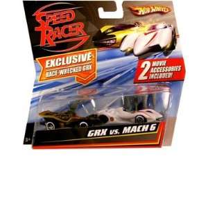  Speed Racer Hotwheels 2 pack GRX vs Mach 6 Toys & Games